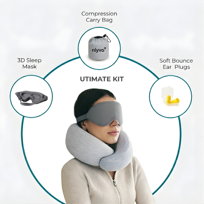 🛎️ SPECIAL OFFER 50% OFF 🔥 NlyvoTravel Pillow Ultimate Kit 🔥